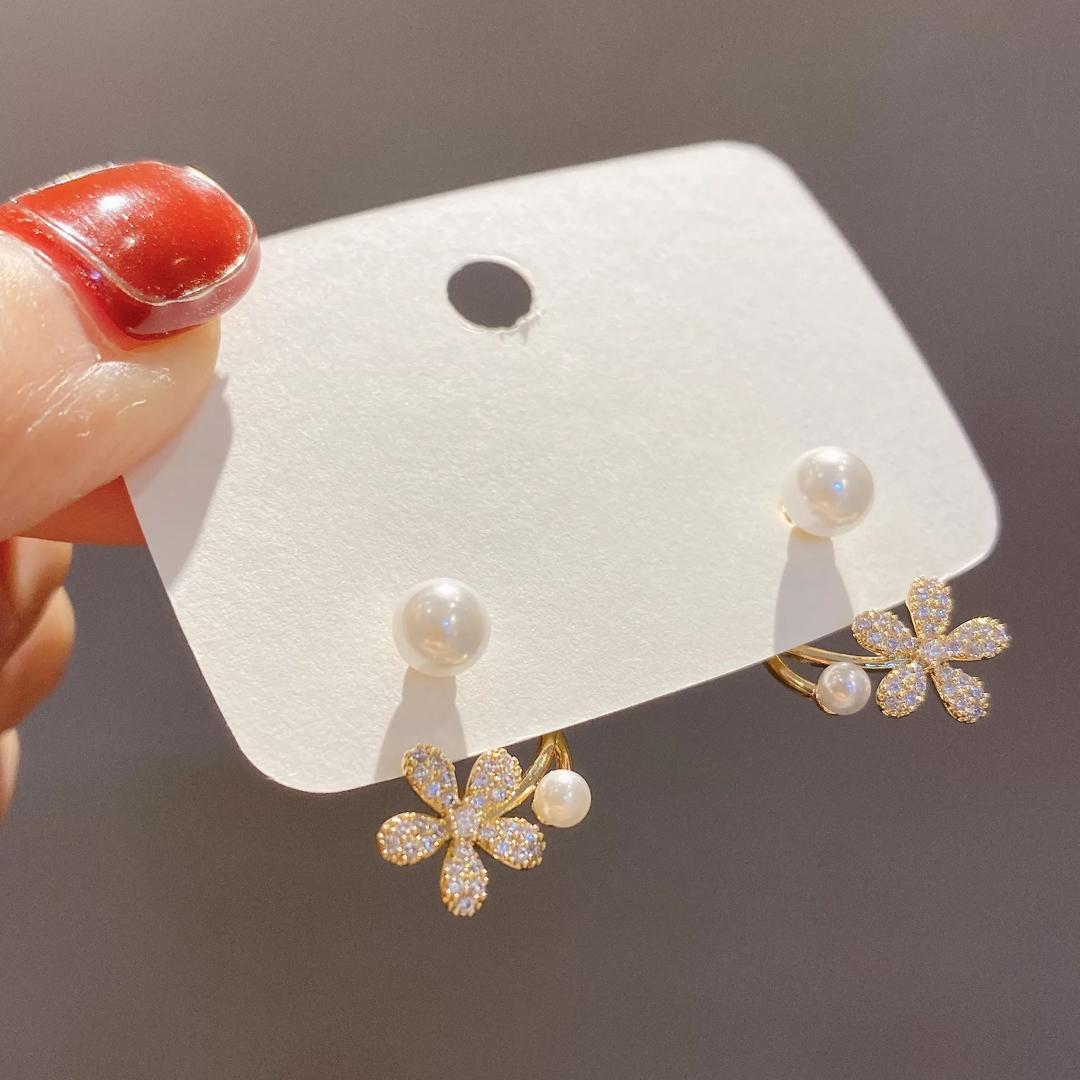 Korean earrings : Flower earrings 2024